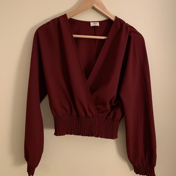 Aritzia Tops - Aritzia Wilfred Red Reign Blouse
